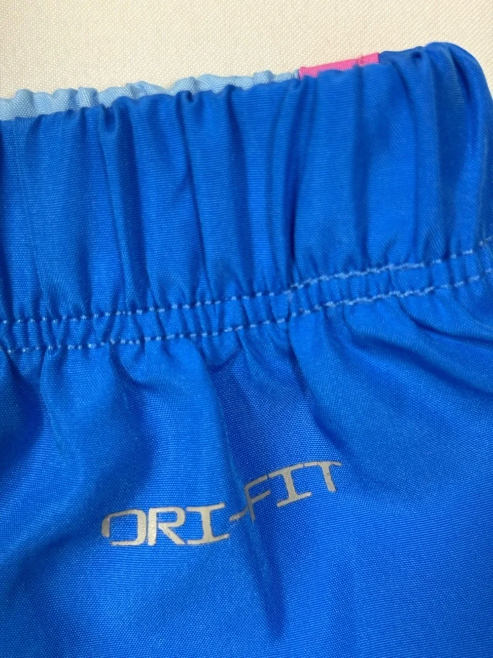 Nike Just Do It Pink Dri-Fit Tee with Blue & Pink Shorts - Picture 12 of 12